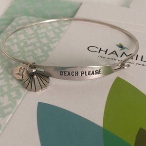 NEW💥CHAMILIA .925 Sterling Silver Bangle Bracelet